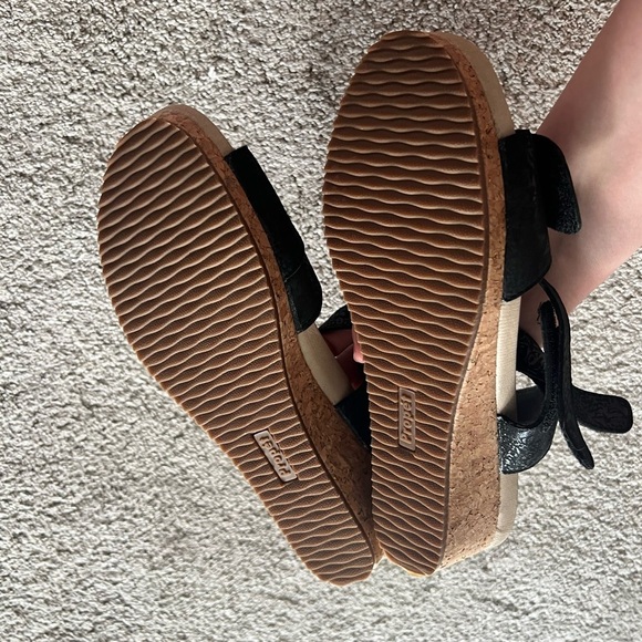 New Propét Women's 11 M Black Millie Open Toe Wedge Strappy Sandals - Picture 6 of 7